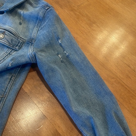 Eunina/Buckle distressed denim jacket size medium new - Picture 8 of 8